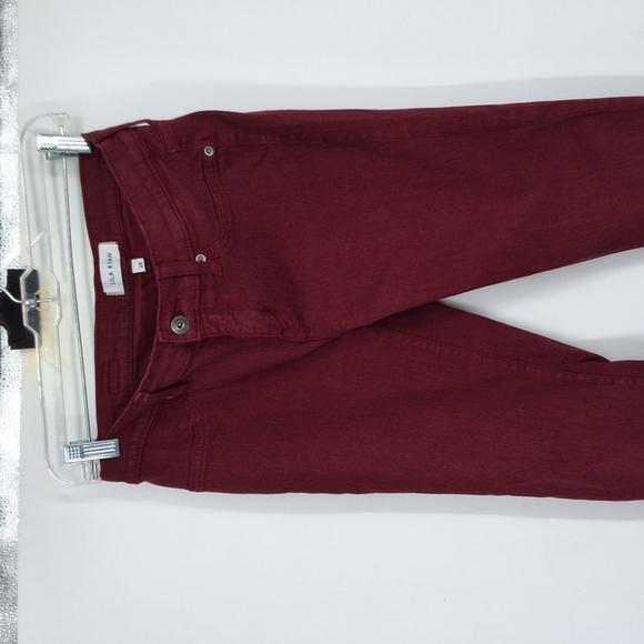 LILA RYAN SZ 28 Burgundy Skinny Jeans - Picture 3 of 5
